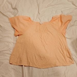 Gap 100% cotton Flutter Sleeve oversized T Shirt, size M.
